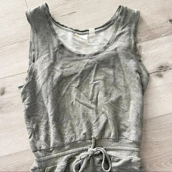 Zella gray ruched tie dress size small - Picture 3 of 13